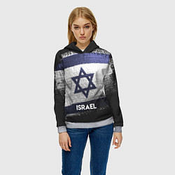 Толстовка-худи женская Israel Style, цвет: 3D-меланж — фото 2