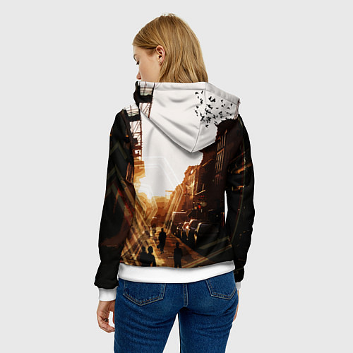 Женская толстовка Dying Light 2 / 3D-Белый – фото 4