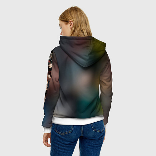 Женская толстовка Моя геройская академия 1 / 3D-Белый – фото 4