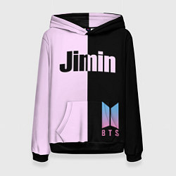 Толстовка-худи женская BTS Jimin, цвет: 3D-черный
