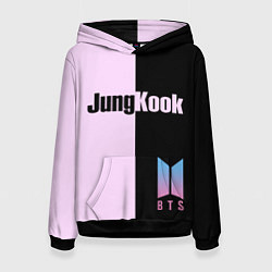 Толстовка-худи женская BTS Jung Kook, цвет: 3D-черный