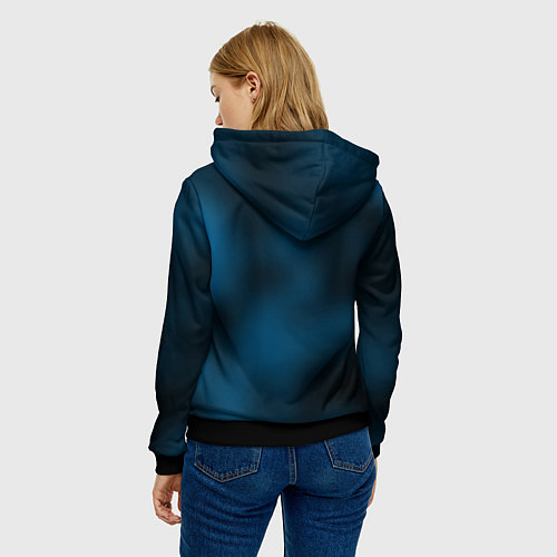 Женская толстовка Sally Face / 3D-Черный – фото 4