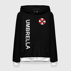 Толстовка-худи женская UMBRELLA CORP, цвет: 3D-белый