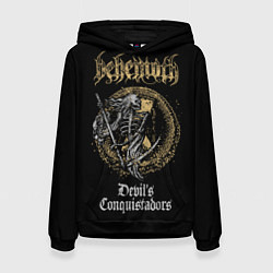 Толстовка-худи женская Behemoth: Devil's Conquistador цвета 3D-черный — фото 1