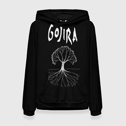 Толстовка-худи женская Gojira: Tree, цвет: 3D-черный