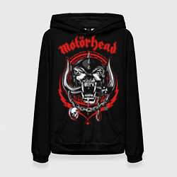 Толстовка-худи женская Motorhead Demons, цвет: 3D-черный