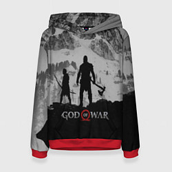 Толстовка-худи женская God of War: Grey Day, цвет: 3D-красный