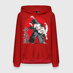Женская толстовка Бойцы айкидо