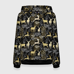 Женская толстовка Рождественские олени