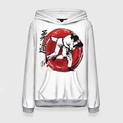 Толстовка-худи женская Judo: Japan, цвет: 3D-меланж