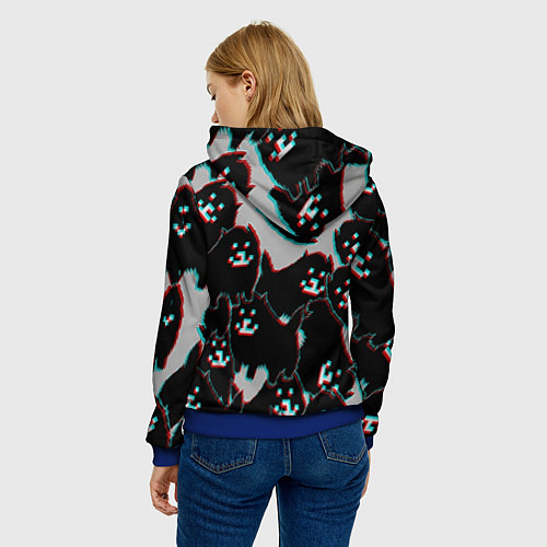 Женская толстовка Undertale / 3D-Синий – фото 4