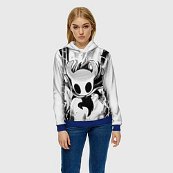 Толстовка-худи женская Hollow Knight, цвет: 3D-синий — фото 2