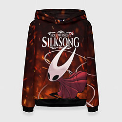 Толстовка-худи женская Hollow Knight: Silksong, цвет: 3D-черный