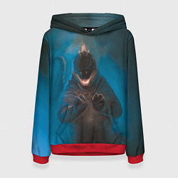 Женская толстовка Blue Godzilla