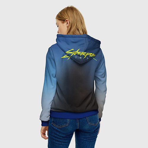 Женская толстовка Киану Ривз / 3D-Синий – фото 4