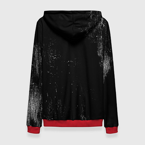 Женская толстовка Bon Jovi / 3D-Красный – фото 2