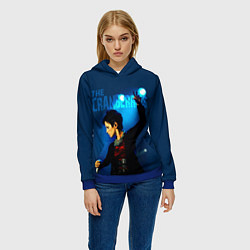 Толстовка-худи женская The Cranberries, цвет: 3D-синий — фото 2