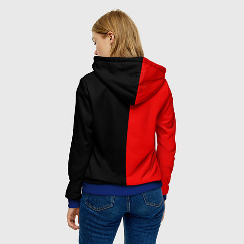 Женская толстовка Сектор Газа / 3D-Синий – фото 4