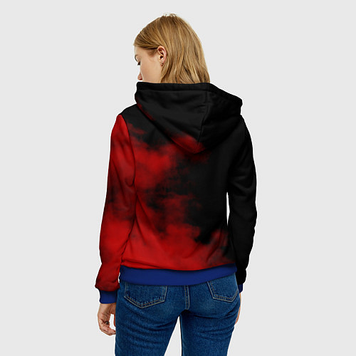 Женская толстовка Сектор Газа / 3D-Синий – фото 4