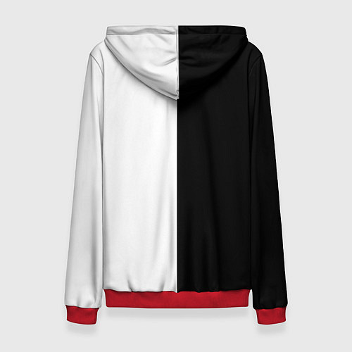 Женская толстовка Гомер Симпсон - в смокинге - black and white / 3D-Красный – фото 2