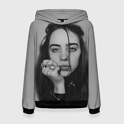 Толстовка-худи женская BILLIE EILISH, цвет: 3D-черный