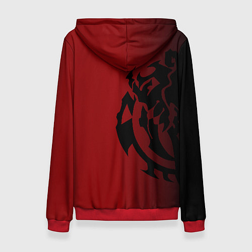 Женская толстовка Overlord / 3D-Красный – фото 2