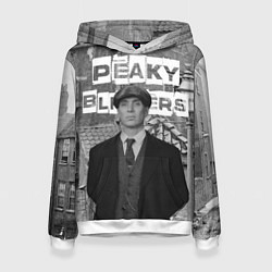 Толстовка-худи женская Peaky Blinders, цвет: 3D-белый