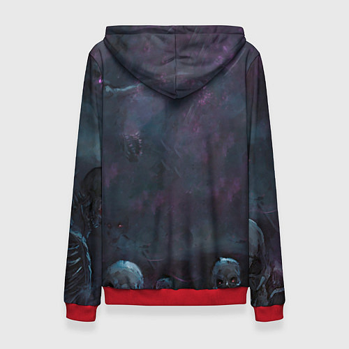 Женская толстовка Overlord / 3D-Красный – фото 2