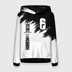 Толстовка-худи женская RAINBOW SIX SIEGE, цвет: 3D-черный