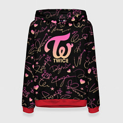 Женская толстовка TWICE АВТОГРАФЫ