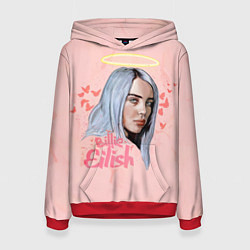 Толстовка-худи женская Billie Eilish, цвет: 3D-красный