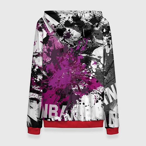 Женская толстовка Лос-Анджелес Лейкерс, Los Angeles Lakers / 3D-Красный – фото 2