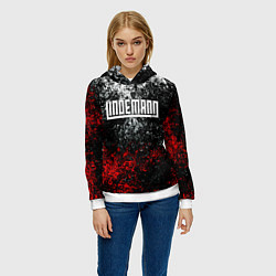 Толстовка-худи женская LINDEMANN: Colour Splash, цвет: 3D-белый — фото 2