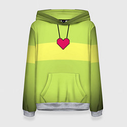 Толстовка-худи женская UNDERTALE CHARA, цвет: 3D-меланж