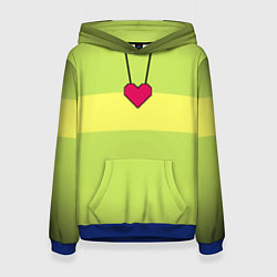 Толстовка-худи женская UNDERTALE CHARA, цвет: 3D-синий