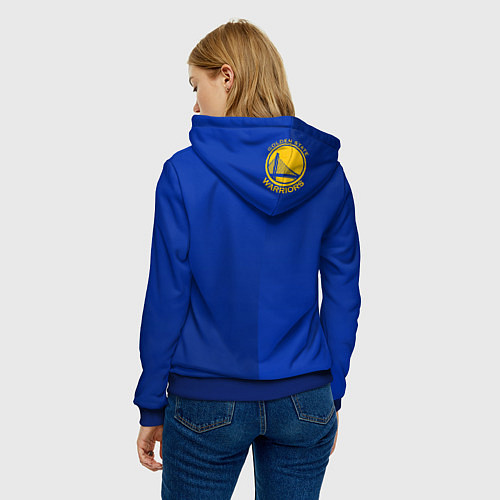 Женская толстовка GOLDEN STATE WARRIORS / 3D-Синий – фото 4