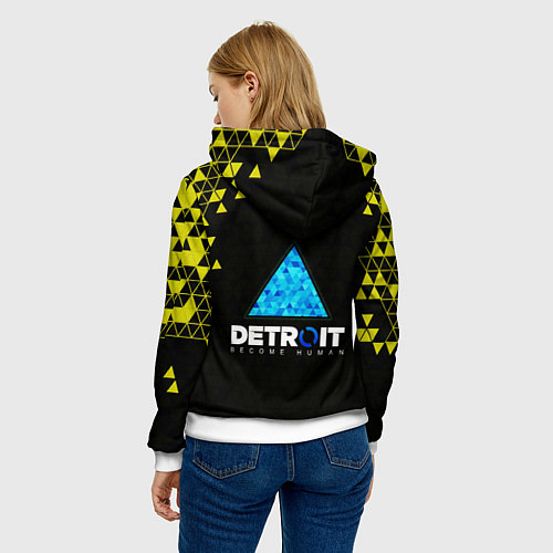 Женская толстовка DETROIT: BECOME HUMAN / 3D-Белый – фото 4