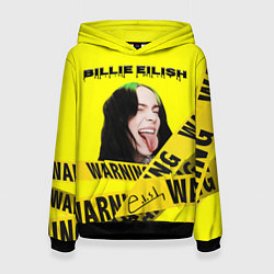 Женская толстовка Billie Eilish автограф