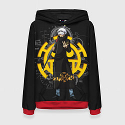 Толстовка-худи женская One Piece, цвет: 3D-красный