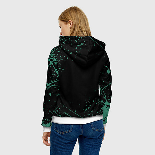 Женская толстовка KIMETSU NO YAIBA / 3D-Белый – фото 4