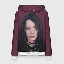 Толстовка-худи женская BILLIE EILISH, цвет: 3D-белый