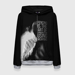 Женская толстовка Fencing is the art