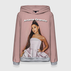 Толстовка-худи женская Ariana Grande Ариана Гранде, цвет: 3D-меланж