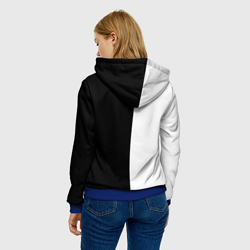 Женская толстовка Monokuma / 3D-Синий – фото 4