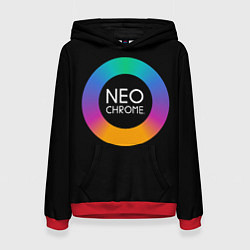 Толстовка-худи женская NEO CHROME, цвет: 3D-красный