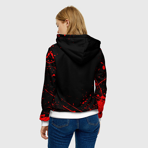 Женская толстовка ВЕДЬМАК / 3D-Белый – фото 4