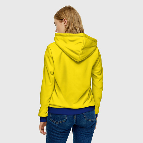 Женская толстовка Жизнь, любовь, путешествия / 3D-Синий – фото 4