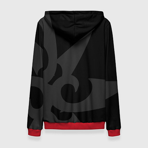 Женская толстовка Король и Шут / 3D-Красный – фото 2