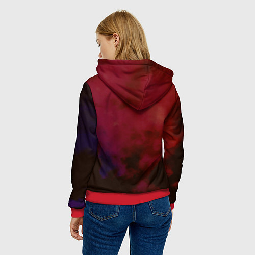 Женская толстовка Второе дитя / 3D-Красный – фото 4