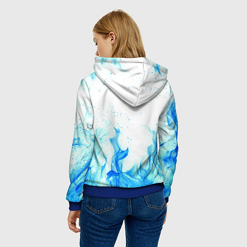 Женская толстовка KIMETSU NO YAIBA / 3D-Синий – фото 4